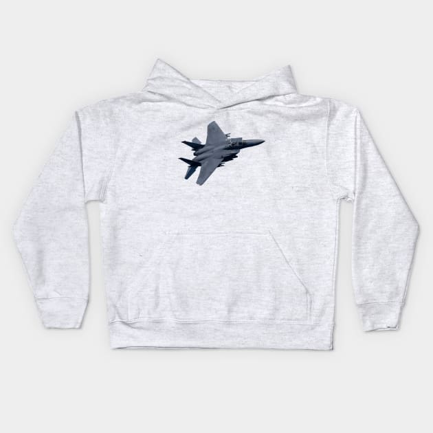 F-15E Strike Eagle no background Kids Hoodie by acefox1